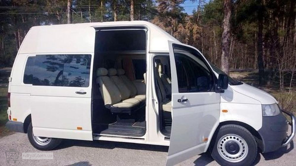 294 Микроавтобус на свадьбу Volkswagen T5 на 10 мест аренда Київ - зображення 4