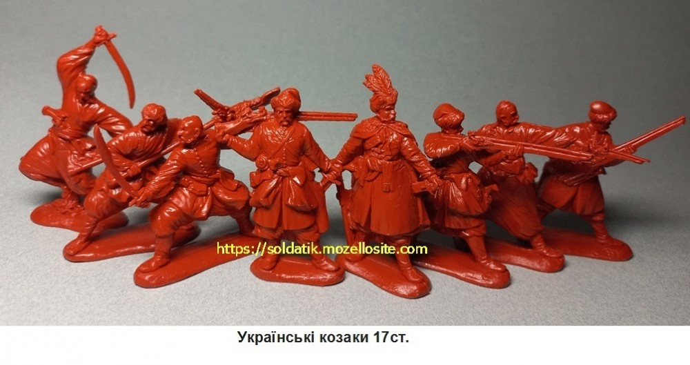 Солдатики игровой набор 8шт. 4 вида, игрушки, фигурки, казаки, воины Киев - изображение 6