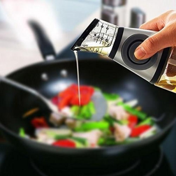 Бутылка Дозатор VBV Press and Measure Oil Dispenser с дозатором для масла Львів - зображення 2