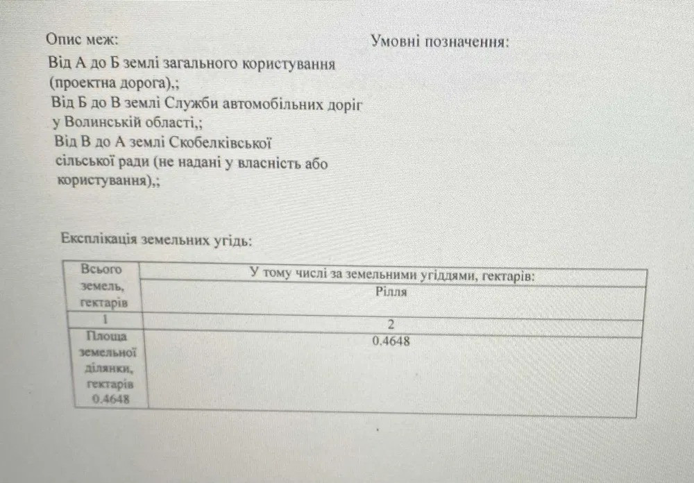 Комерційна земельна ділянка 0, 46 га Горохів - зображення 2