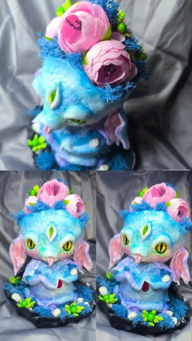 Кашпо из полимерной глины Хранитель дома Харьков - изображение 3