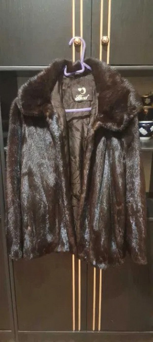 Норковая короткая шубка. Размер М. Идеальное сост. Надевалась пару раз Київ - зображення 1