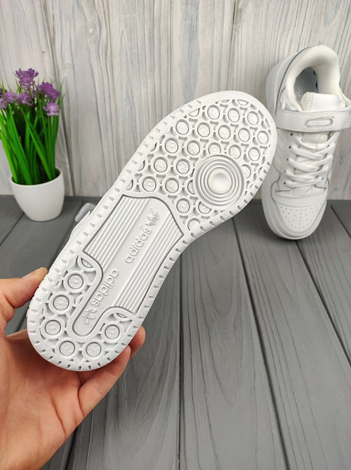 Жіночі кросівки Adidas Forum Low All White Дніпро - зображення 8