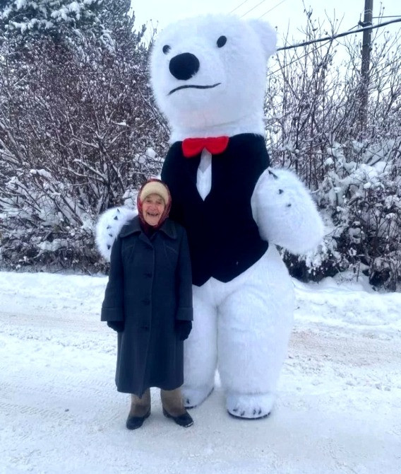 Белый мишка Черновцы медведь аниматор заказ на праздник Черновцы - изображение 1