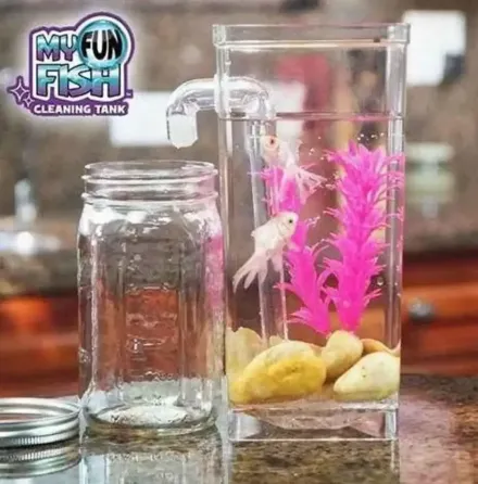 Аквариум для рыбок с системой самоочистки и светодиодной подсветкой fish tank HA-149 Львів
