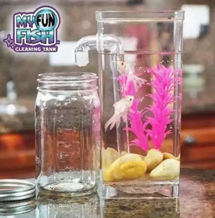 Аквариум для рыбок с системой самоочистки и светодиодной подсветкой fish tank HA-149 Львів - зображення 2