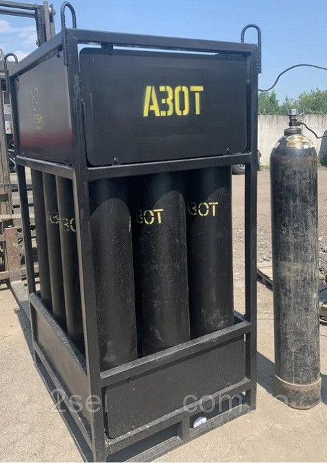 Балон 40 л моноблоки бандли для азоту, аргону, вуглекислоти, кисню Київ - зображення 4