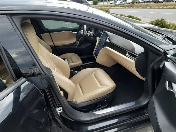 420 Авто на свадьбу Tesla Model S черный с водителем в Киеве Київ - зображення 6