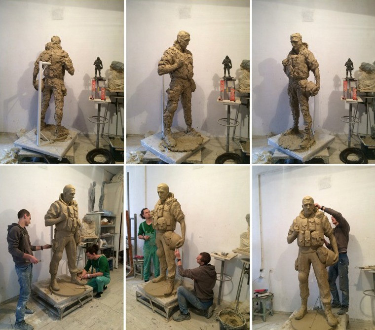 Память о героях, заказывайте профессиональное изготовление скульптур н Київ - зображення 2