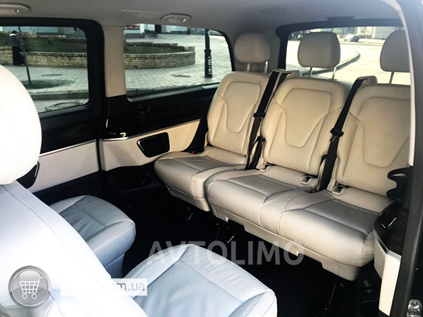 274 Микроавтобус Mercedes V класс аренда на свадьбу с водителем Київ - зображення 4