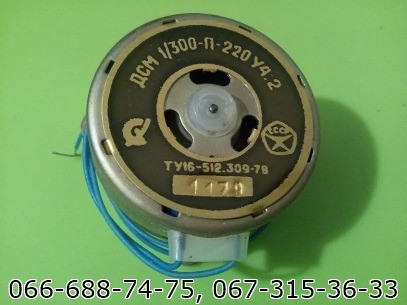 Двигатель Дсм-1/300-П-220 Ухл4.2, электродвигатель Дсм-1-300-П-220 Харків - зображення 1