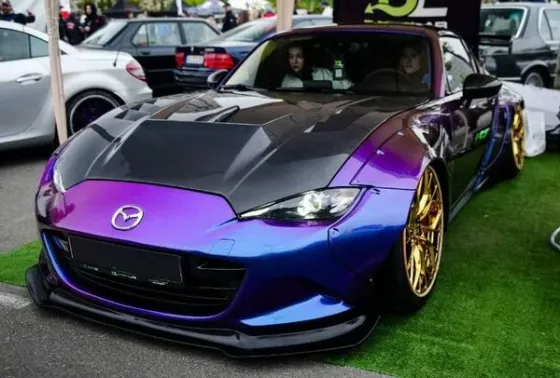 219 Mazda Miata ND кабриолет с водителем на съемки фотосессии Київ