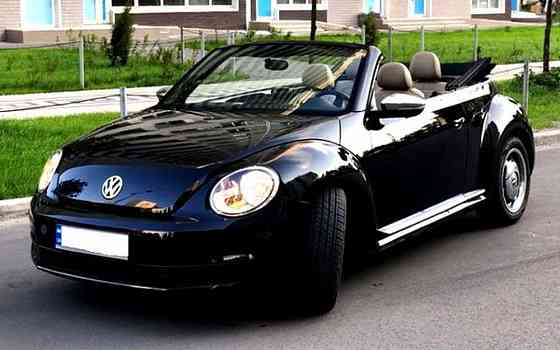 391 Кабриолет на свадьбу Volkswagen Beetle черный аренда Київ