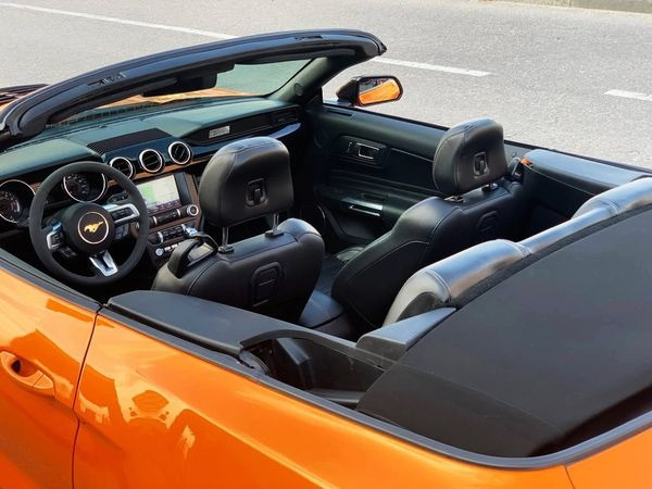 398 Кабриолет Ford Mustang GT оранжевый прокат аренда Київ - зображення 6