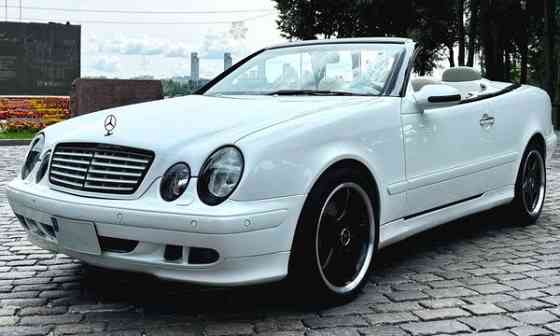 113 Аренда Mercedes W208 clk кабриолет прокат на свадьбу с водителем Київ