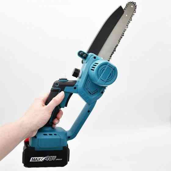 Аккумуляторная мини электрическая Electric chain saw 8 дюймов + 2 аккумулятора 48V Мини-пила садовая Львів