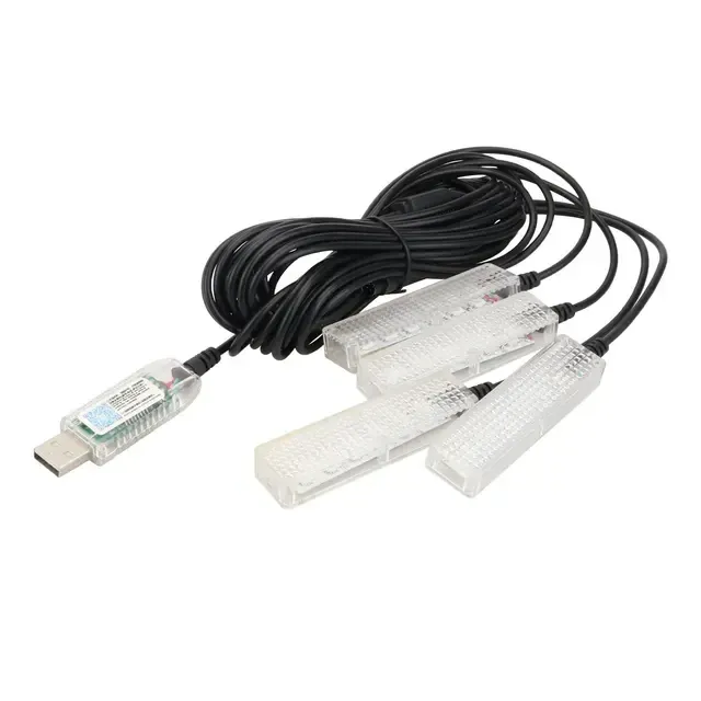 Автомобильная RGB подсветка салона с поддержкой приложения 4 шт USB Львов - изображение 5