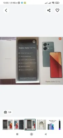 Новый Xiaomi Redmi note 13 Pro. Запечатан в коробке. Чёрный Запоріжжя