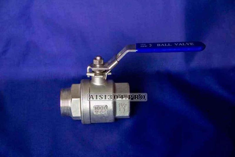 Кран нержавеющий с наружной резьбой 1/2\" Aisi 304 | TRiNOX Запоріжжя - зображення 2