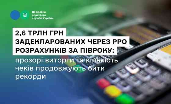 2, 6 трильйона гривень задекларованих через Рро розрахунків за півроку Кривий Ріг