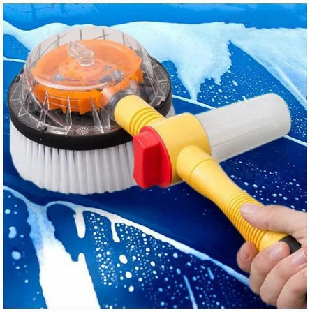 Вращающаяся щетка насадка для шланга Water Blast Cleaner Roto Brush Львів - зображення 3