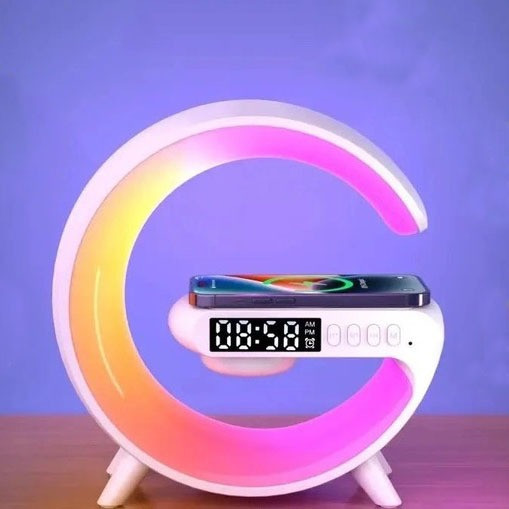 Розумний світильник G63 з Bluetooth Колонкою та бездротовою зарядкою Львов - изображение 4