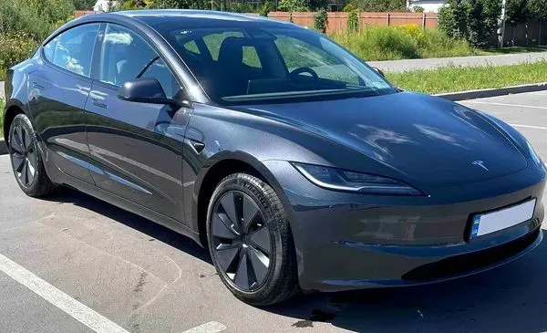 305 Авто на свадьбу Tesla Model 3 cерая с водителем Київ - зображення 1