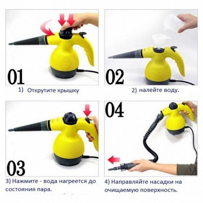 Отпариватель с функцией пароочистителя Steam Cleaner DF-A001 (TM-115) / Ручной отпариватель Львів - зображення 8