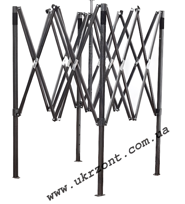 Палатка торговая усиленная 3x6 м, каркас/30х30мм/0, 8мм/32кг тент Київ - зображення 4