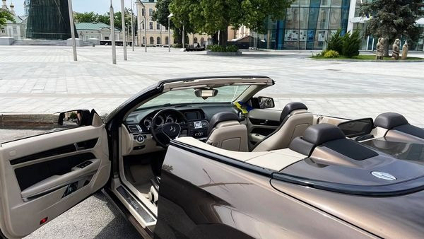 407 Кабриолет Mercedes E350 Bluetec на свадьбу съемки Київ - зображення 7