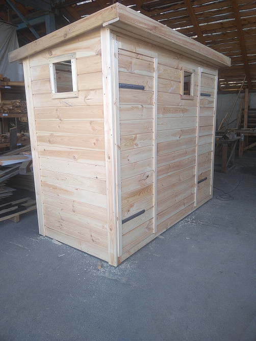 Туалет садовий. Літній душ. Деревянный туалет. Летняя душевая кабина Київ - зображення 4