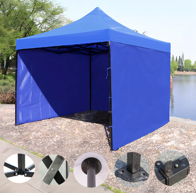 Беседка шатер усиленный раздвижной 3х3 м + со стенками (9м Миколаїв - зображення 1