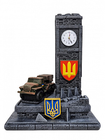 Статуэтка Стелла  с Часы  "БМ-21 Град" №1/1 Львов - изображение 1