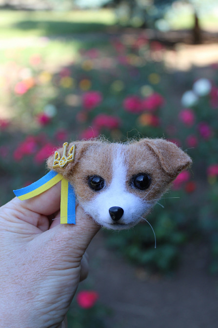 Пес Патрон брошь игрушка валяная пес патрон валяна іграшка собака Одеса - зображення 4
