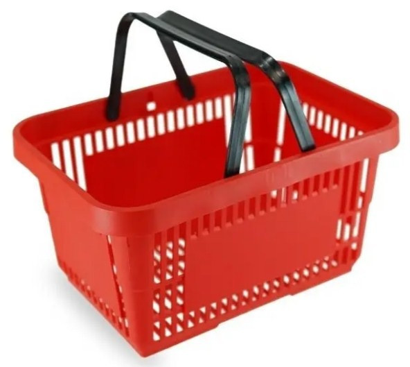 Кошик закупівельний Goldplastik Gp410 22л червоний, жовтий Полтава - зображення 1