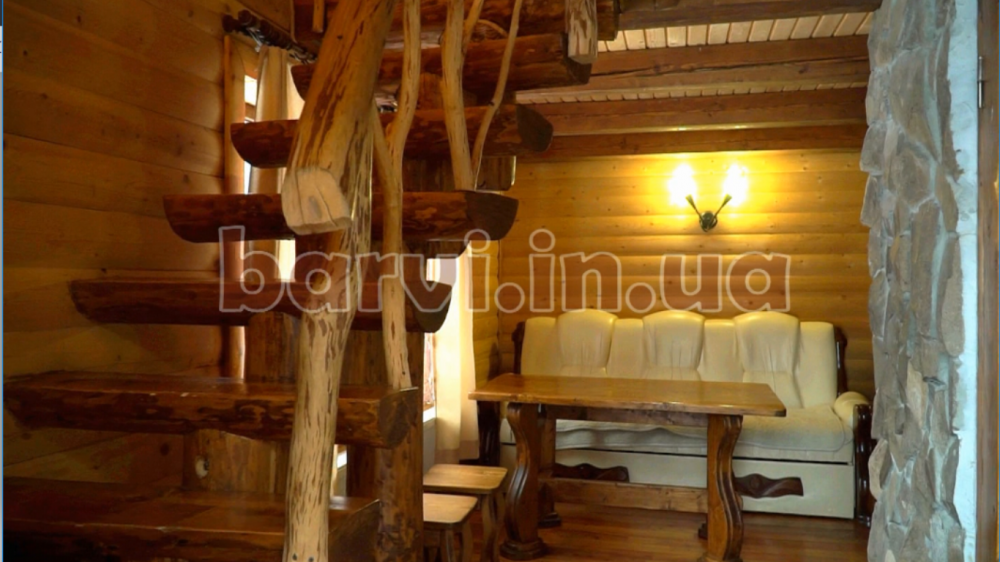 Поляниця 8.1 Двоповерховий Дерев'Яний Котедж з Брусу на 2-5 Осіб Яремче - изображение 4