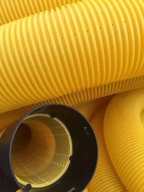 Труба пластикова ф110. Труба дренажна 200. Труба гофрована 300. труба Київ - зображення 2