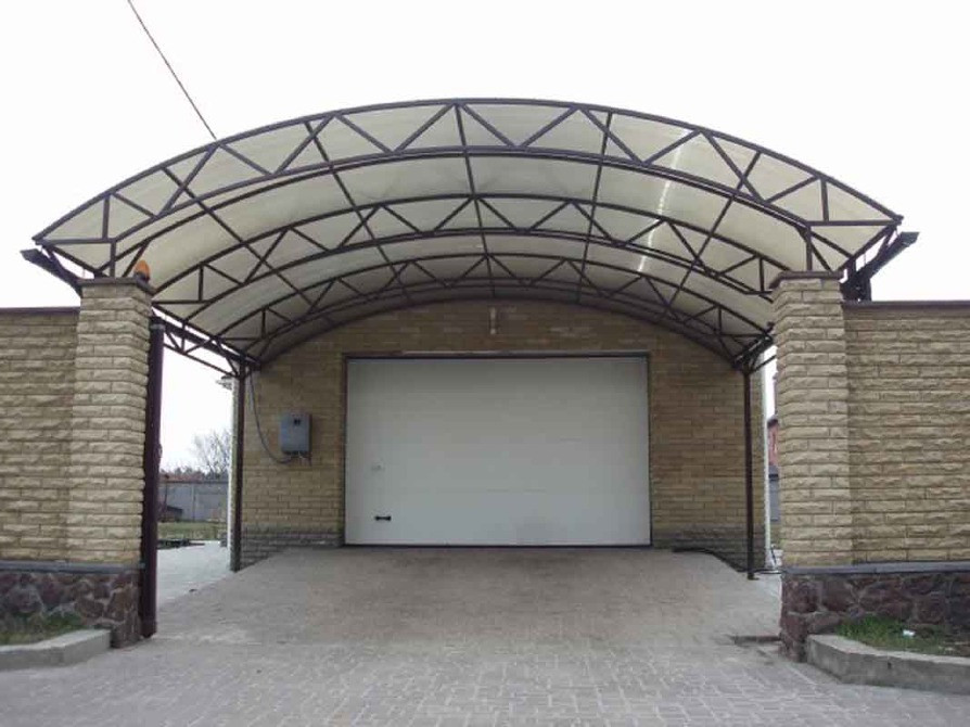 Виготовляємо навіси під авто, козирки , тераси з захисними системами Житомир - зображення 1