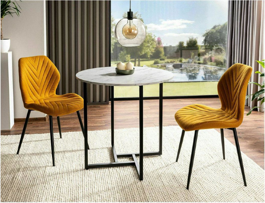 Стіл круглий Альто (d:80) метал+дсп Київ - зображення 2