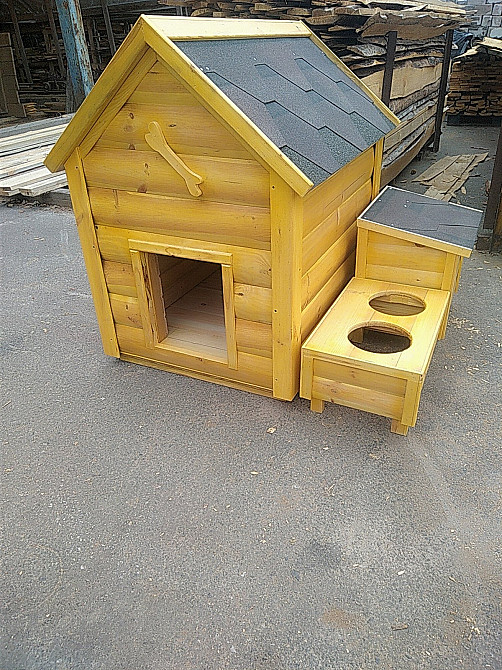 Собача будка. Будка для собаки. Деревянная будка для собак Київ - зображення 3
