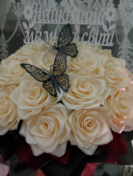 Троянди з атласних стрічок Ровно - изображение 2