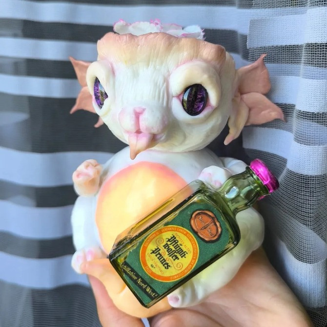 Кашпо из полимерной глины Хранитель дома Харьков - изображение 4