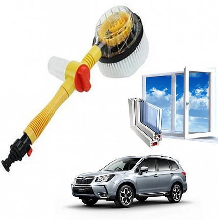 Вращающаяся щетка насадка для шланга Water Blast Cleaner Roto Brush Львів - зображення 1