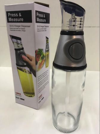 Бутылка Дозатор VBV Press and Measure Oil Dispenser с дозатором для масла Львів - зображення 5