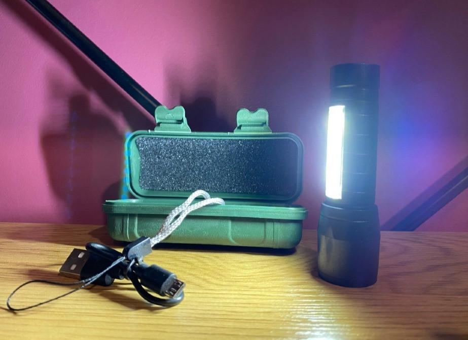 Яскравий flash light Usb, В. комплекті кейс і зарядний провід Ивано-Франковск - изображение 4
