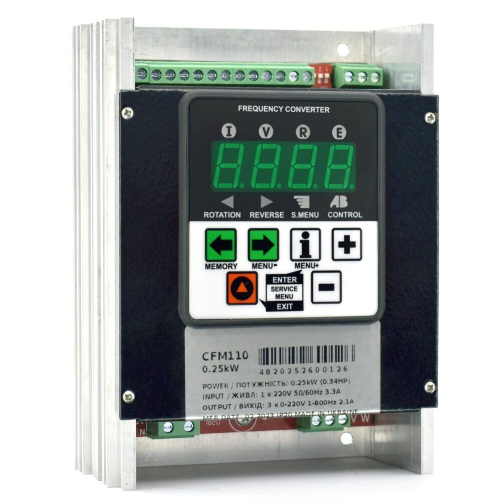 Перетворювач частоти CFM110 - 0.25кВт Дніпро - зображення 1
