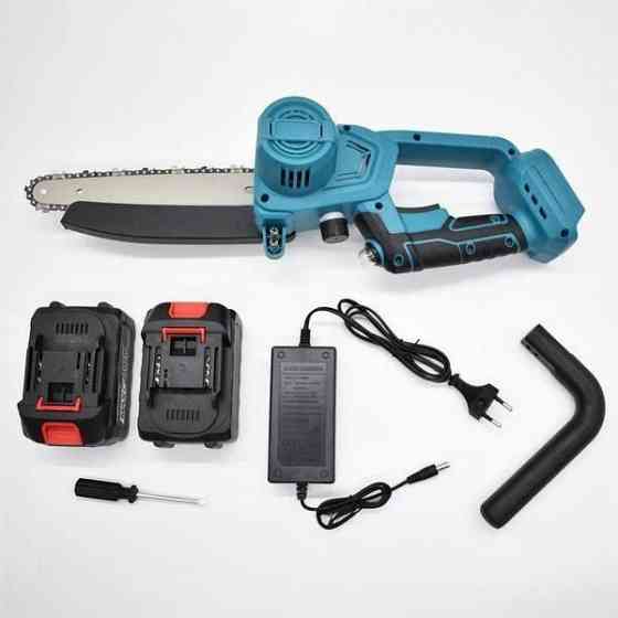 Аккумуляторная мини электрическая Electric chain saw 8 дюймов + 2 аккумулятора 48V Мини-пила садовая Львів