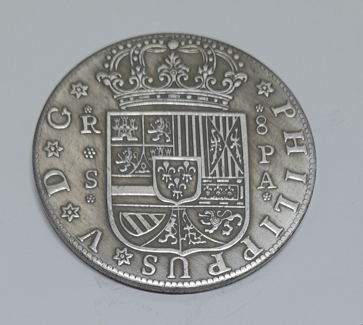 Іспанія. 8 реалів 1731 року Копія Київ - зображення 2