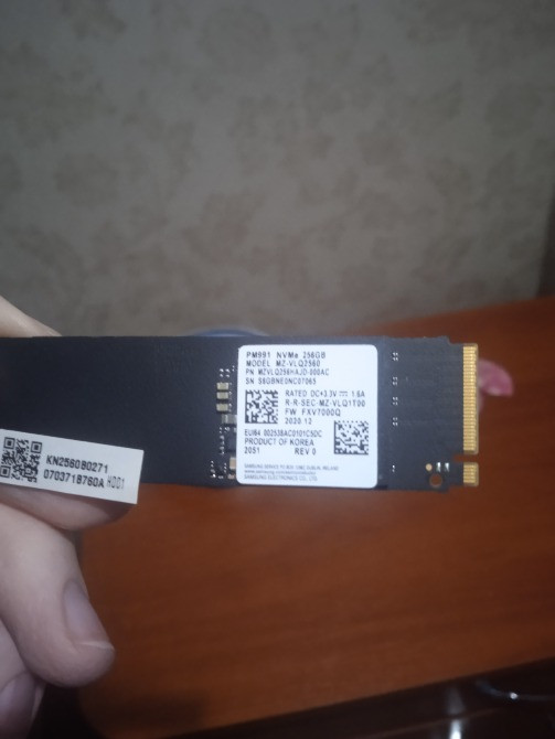 Продам бу ссд Самсунг 256гб Запоріжжя - зображення 1