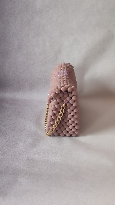 ~ Клатч бархатна персикова цукерка Звенигородка - изображение 2